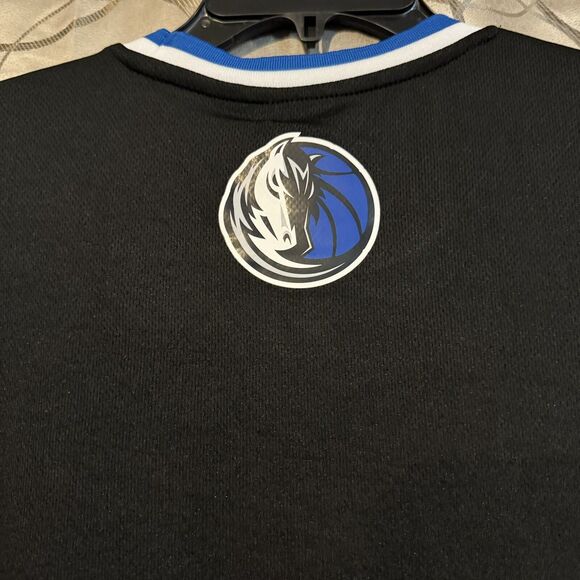 Dallas Mavericks NBA Basketball Club Jersey Black XL Sleeveless Embroidered Logo - Picture 5 of 8